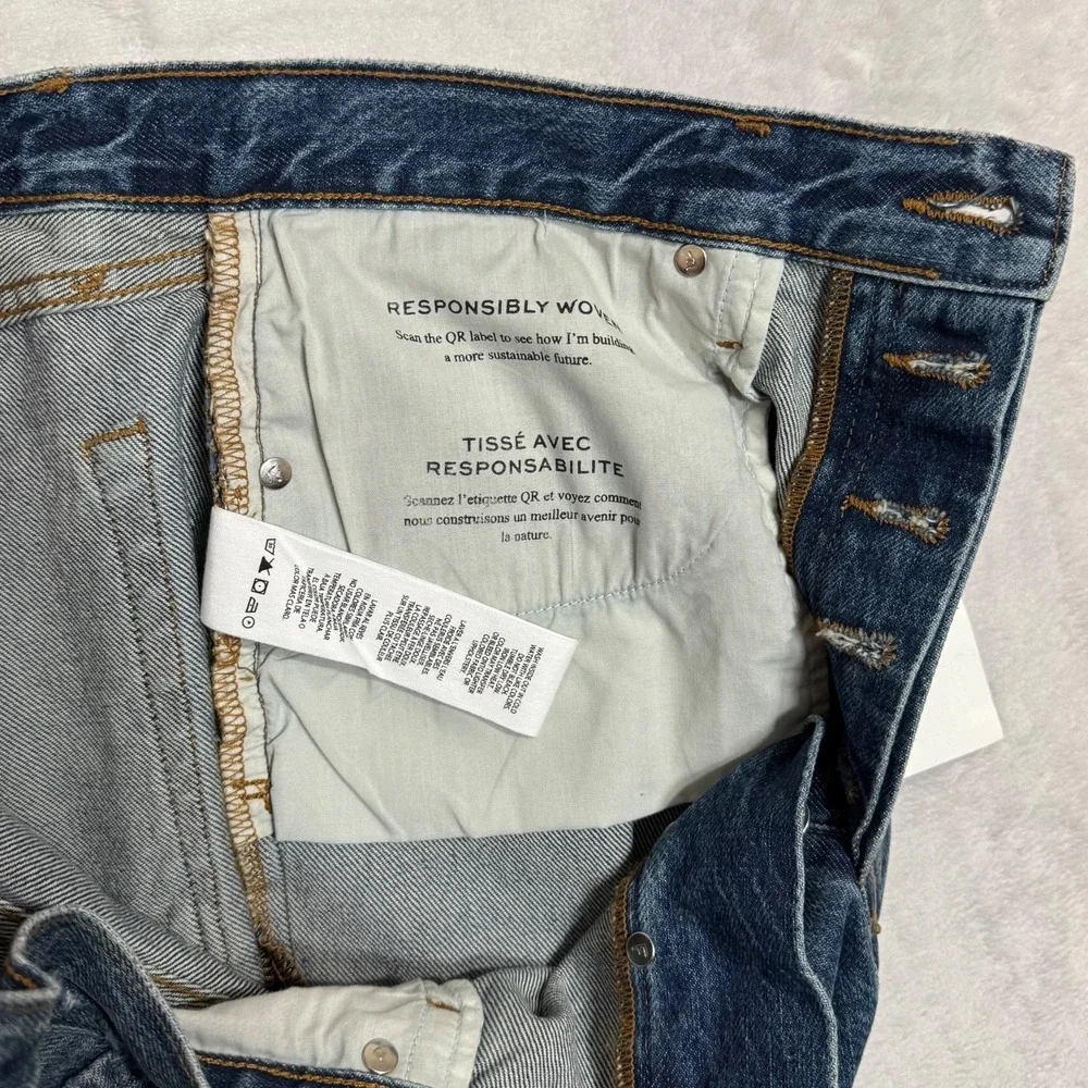 NWT Frame High Rise Vintage‎ Shorts Size 31 Denim Jean Cutoffs Northville Rips